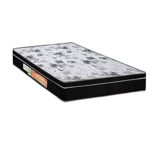 Colchão Solteiro Orthoface Preto Chumbo Polar Colchões