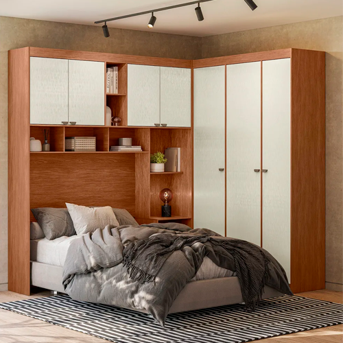 Guarda Roupa Casal Lugano Jatobá