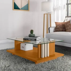 Mesa de Centro Frizz Naturale/Off White