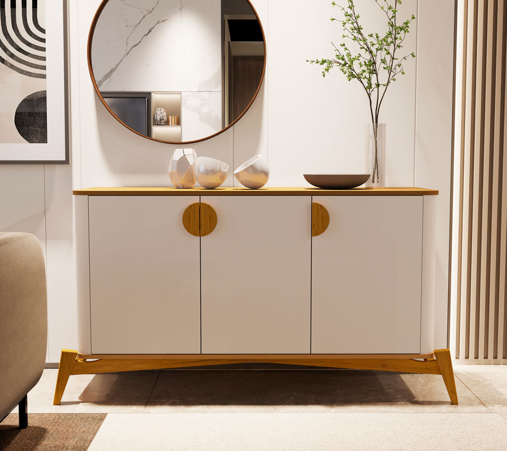 Aparador Buffet Buriti Off white