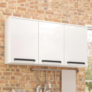 Armário 3 Portas Jade 1,20m Branco Dacheri