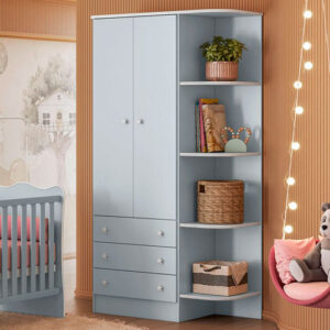 Guarda Roupa Infantil 2 Portas Doce Sonho