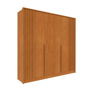 Guarda Roupa Guarani 6 Portas Ripado