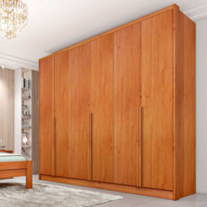 Guarda Roupa Fortuna 6 Portas 100% MDF