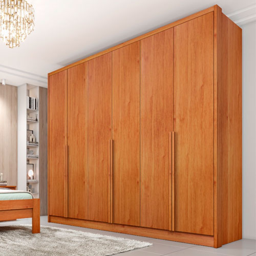 Guarda Roupa Fortuna 6 Portas 100% MDF