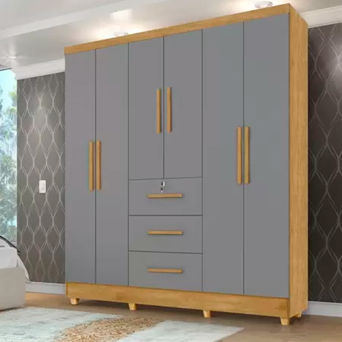 Guarda Roupa Tokio 6 Portas 3 Gavetas