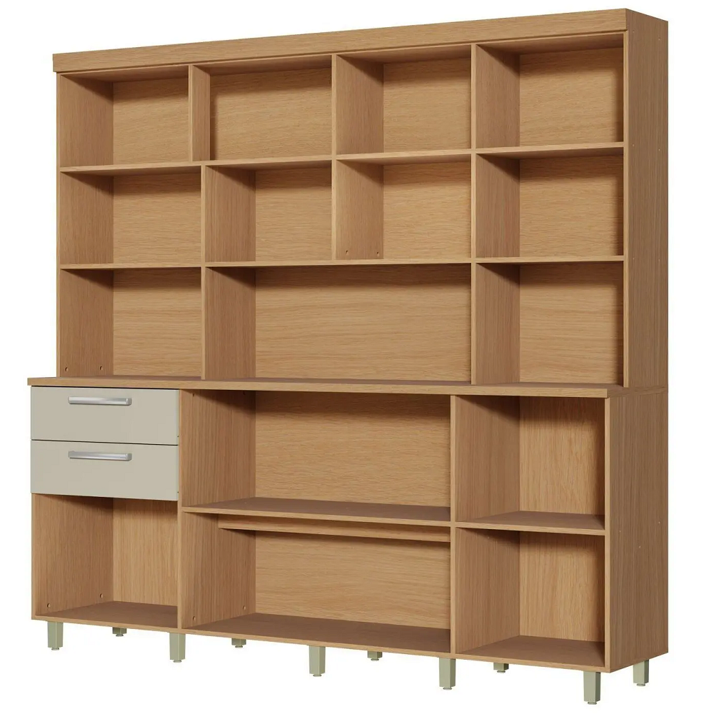 Kit Cozinha Nobreza 2,10m 7 Portas 2 Gavetas 100% MDF - Image 2