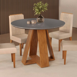 Mesa Celeste Redonda 103cm