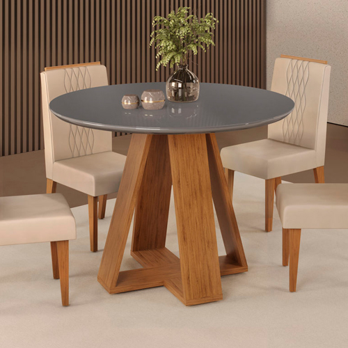 Mesa Celeste Redonda 103cm