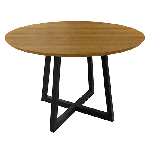 Mesa Coliseu 1,50m Cinamono/Preto Fosco