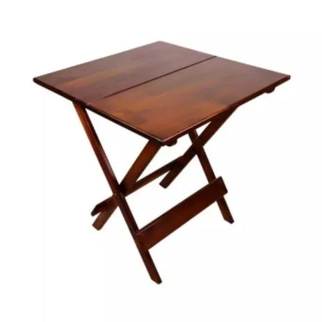 Mesa Dobravel 70x70 Madeira Imbuia