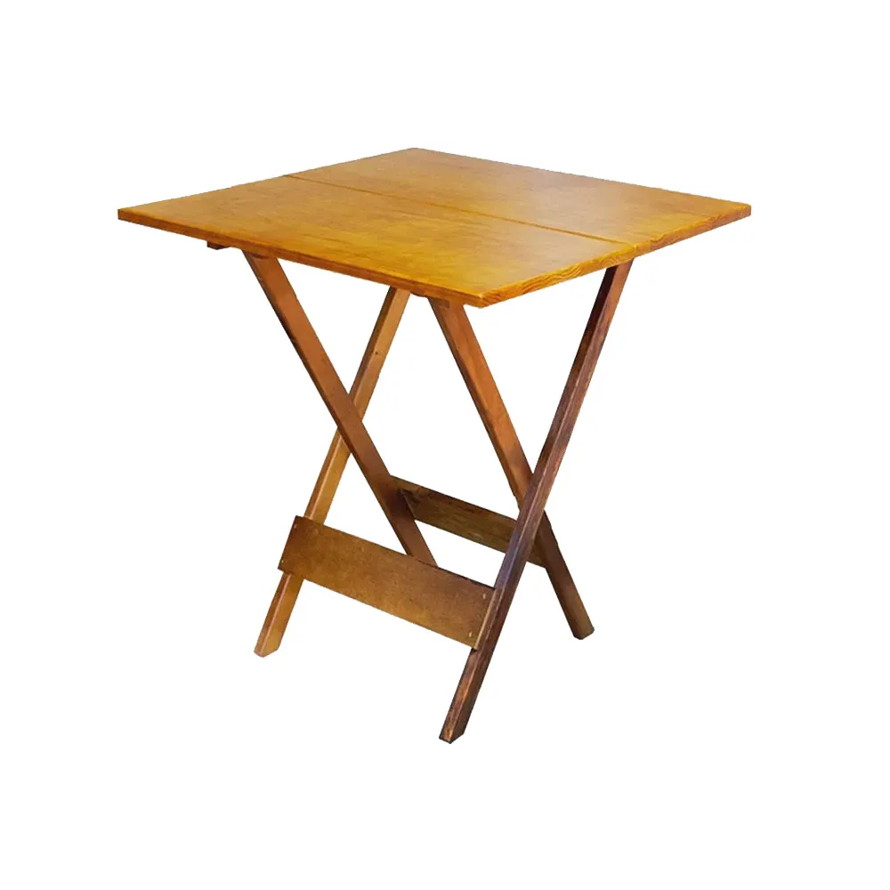 Mesa Dobravel 70x70 Madeira Natural