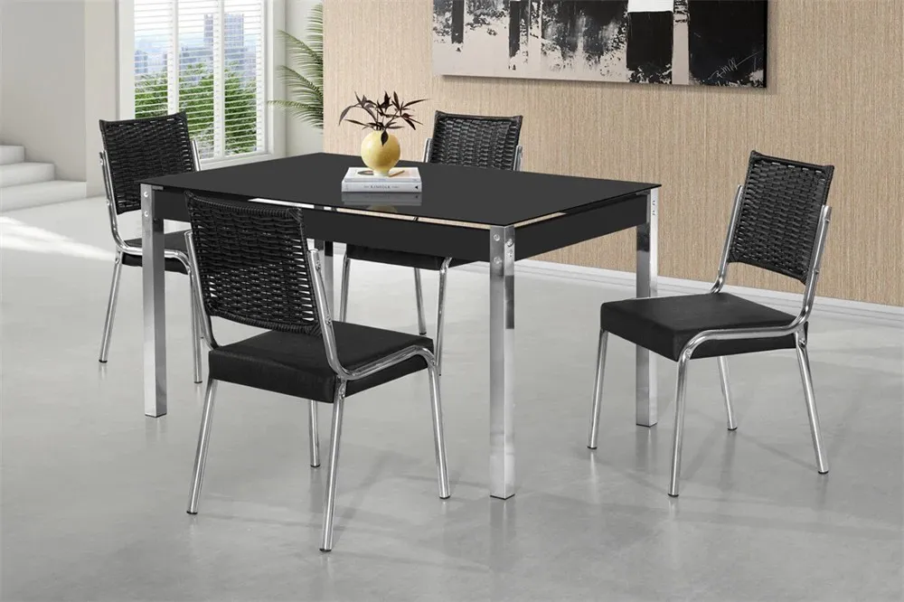 Mesa Facinare 1,20x0,80m c/ 4 Cadeiras