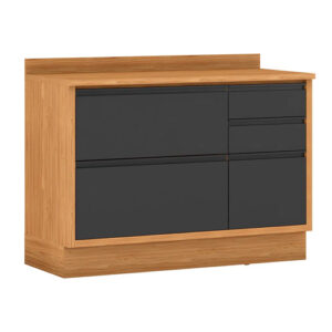 Modulo Lisboa Itatiaia Balcão 1 Porta 4 Gavetas