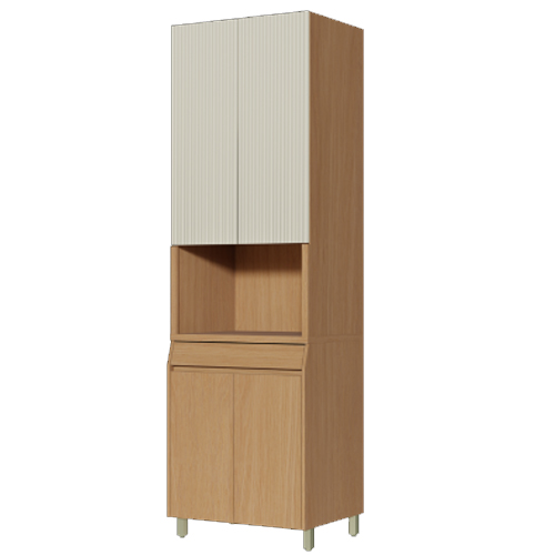 Modulo Simone Mendes Nesher Paneleiro 4 Portas 1 Gavetas 70 cm